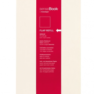 Блок бумаги сменный для блокнотов SenseBook Flap M нелинованный А5 - Сменный блок бумаги для блокнотов SenseBook Flap M нелинованный купить в магазине Copic.Club с доставкой