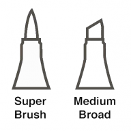 Copic Ciao Set 36 B набор маркеров с кистью в кейсе, вариант Б - Copic Ciao Set 36 B набор маркеров с кистью в кейсе, вариант Б