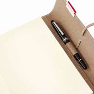 Блокнот SenseBook Flap S с кожаной обложкой нелинованный А6 80 гм - Блокнот SenseBook Flap S с кожаной обложкой нелинованный А6 / 80 гм купить в магазине Copic.Club с доставкой